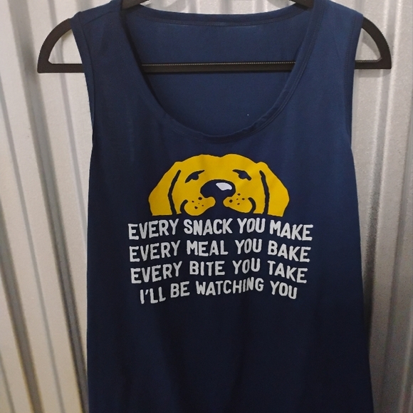 Funny Dog Print Tank Top - Picture 1 of 3